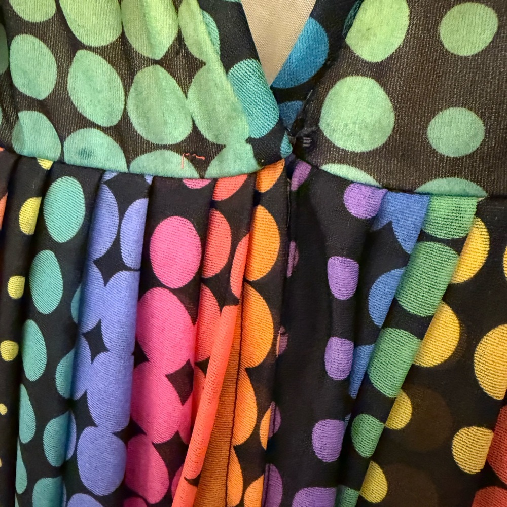 Multicolor Long Sleeve Maxi Dress - Picture 6 of 15